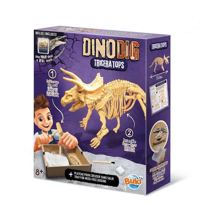 buki triceratops csontváz felfedező készlet